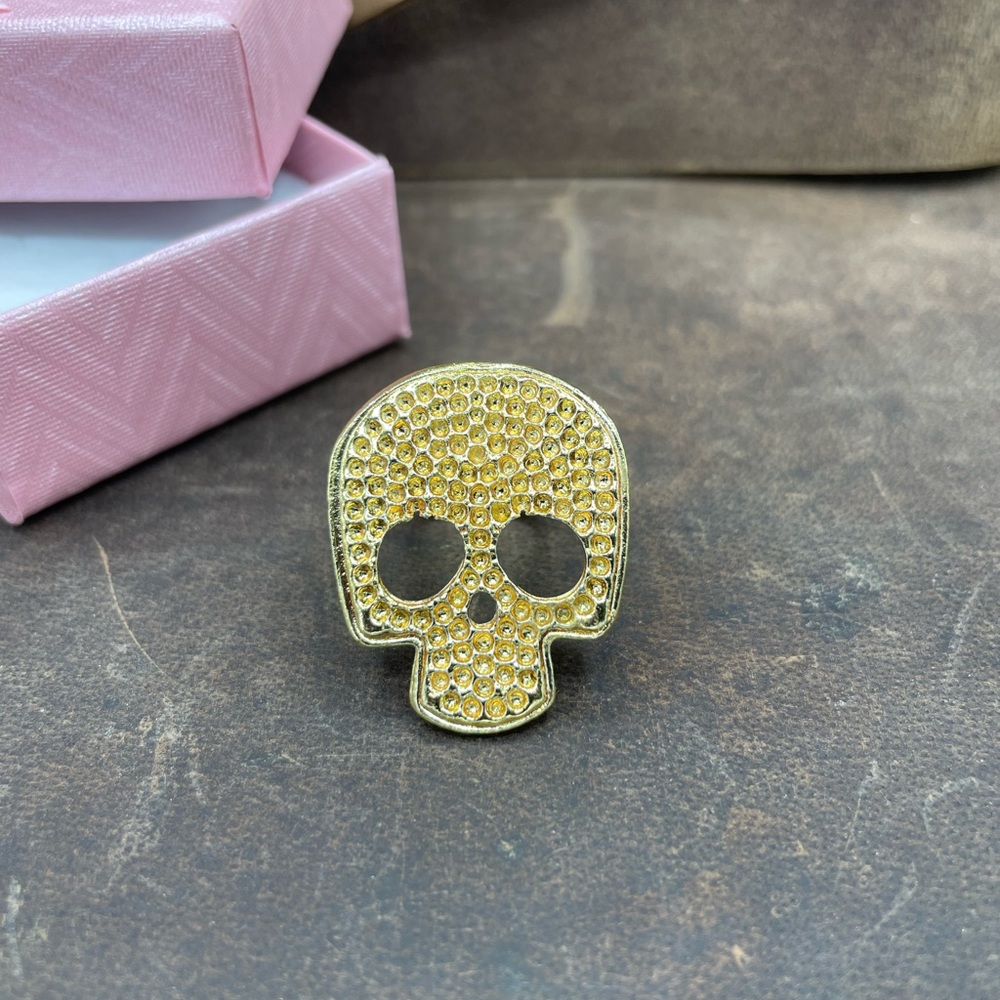 NEW💀GOLD TONED RING - ADJUSTABLE SIZE